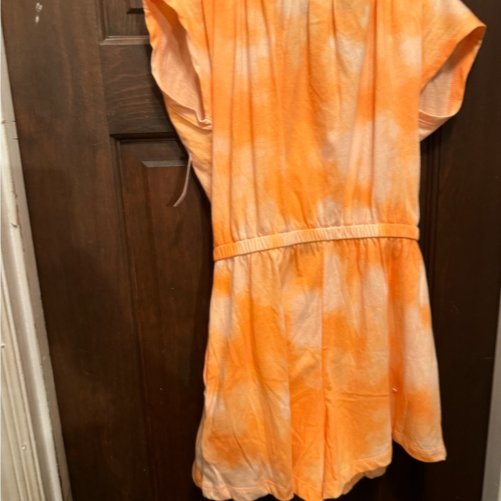 Girls Size 10-12 Old Navy Orange Romper (NEW) - Picture 8 of 9